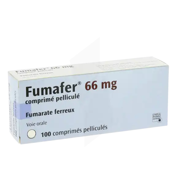 Fumafer 66 Mg, Comprimé Pelliculé
