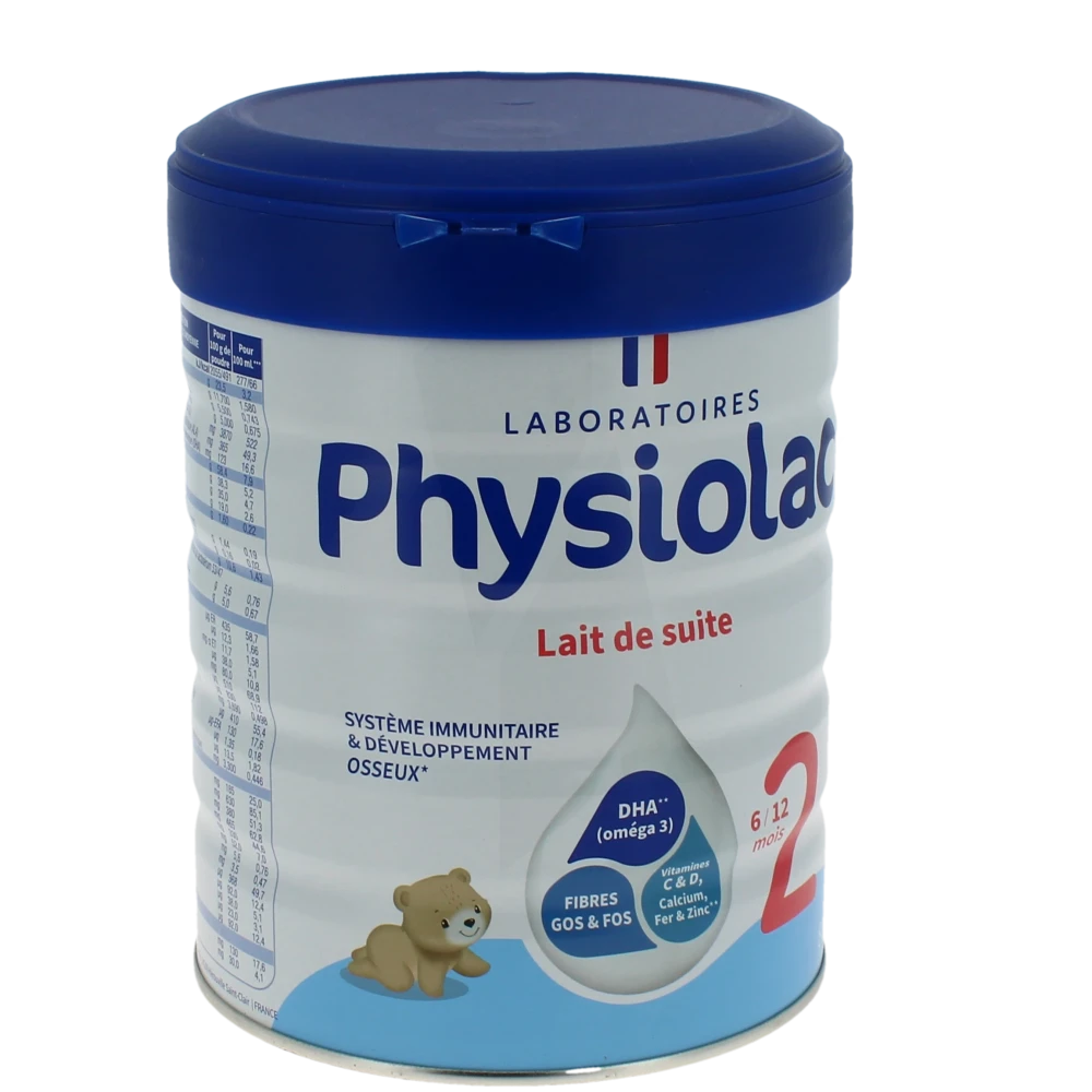 Physiolac 2 Lait En Poudre B/800g