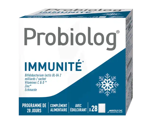 Probiolog Immunité Poudre à Diluer Adulte 28 Sachets