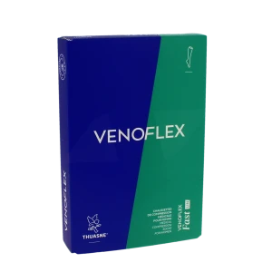 Venoflex Fast 2 Chaussette Lin Femme Ligne Noir Taille 3l
