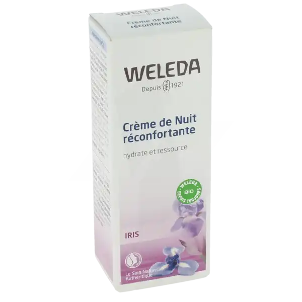 Weleda Soins Visage Iris Cr De Nuit Hydratante RÉconfortante T/30ml