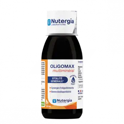 Nutergia Oligomax Multiminéral Solution Buvable Fl/150ml à Entrelacs