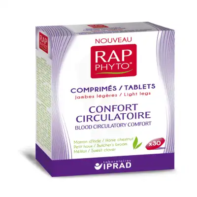 Rap Phyto Confort Circulatoire Comprimés B/30 à BOLLÈNE