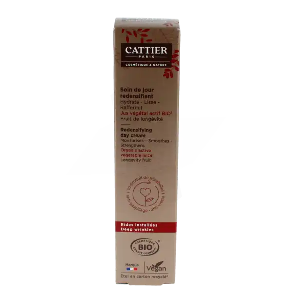 Cattier Crème Soin De Jour Redensifiant Fl Airless/50ml