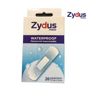 Zydus Waterproof Bte/20 Pansements