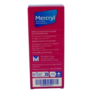 Mercryl Solution Moussante, Solution Pour Application Cutanée