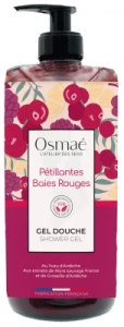 Osmaé Gel Douche Baies Rouges Fl Pompe/1l