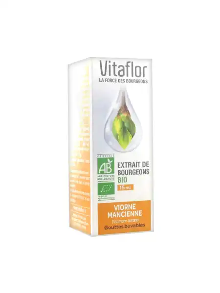 Vitaflor Gemmotherapie - Bourgeon Viorne Macérat Bio 15ml