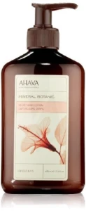 Ahava Mineral Botanic Lait Hibiscus Figue Corps Fl Pompe/400ml