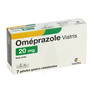 Omeprazole Viatris 20 Mg, Gélule Gastro-résistante à Nice
