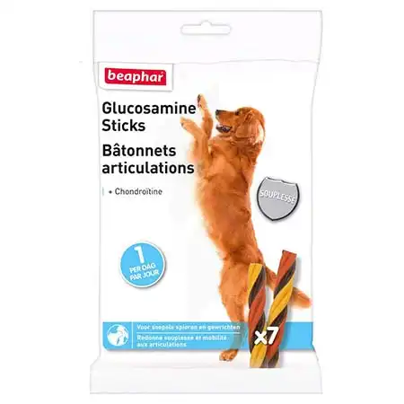 Beaphar Bâtonnets Articulations Chondroïtine Et Glucosamine 7 Unités