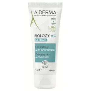Aderma Biology Ac Global Aderma Cr Soin Matifiant Anti-imperfections T/40ml