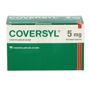 Coversyl 5 Mg, Comprimé Pelliculé Sécable