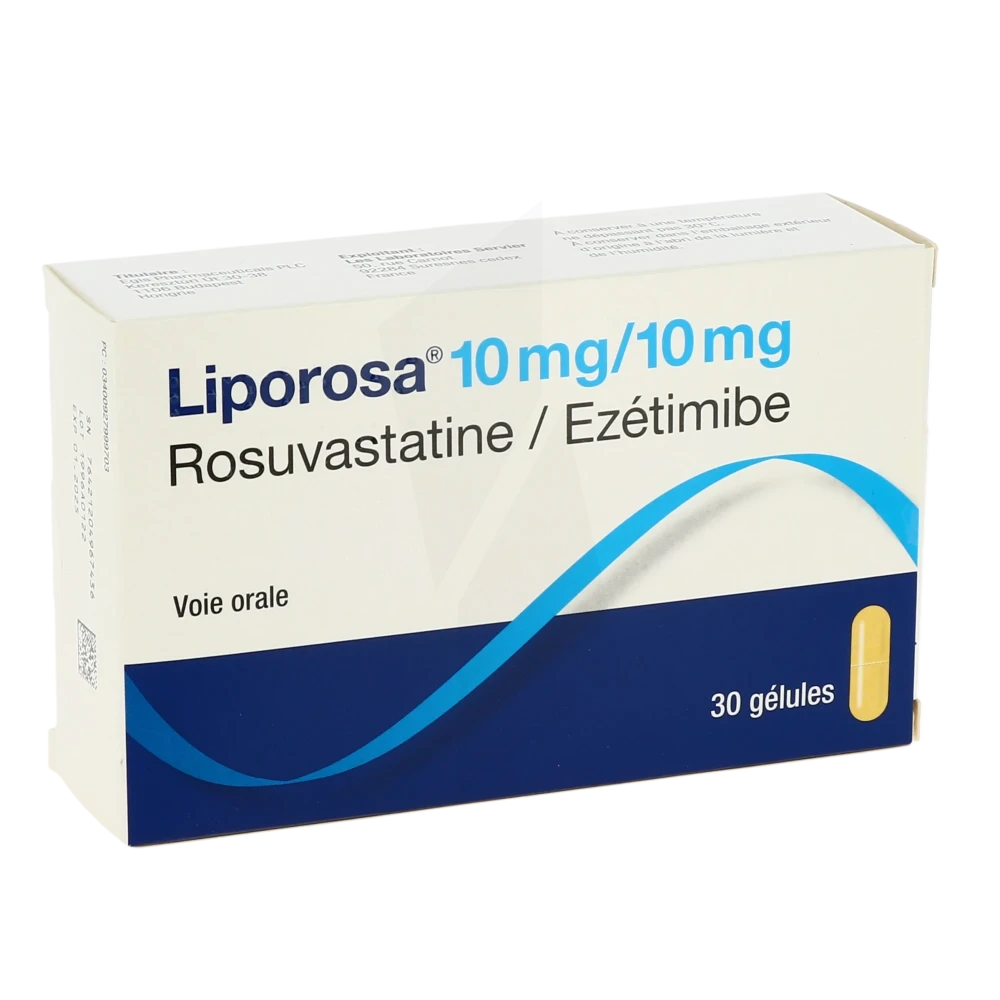 Liporosa 10 Mg/10 Mg, Gélule