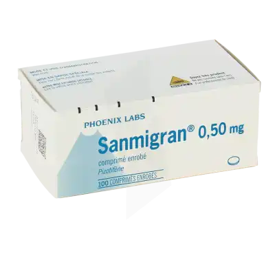 Sanmigran 0,50 Mg, Comprimé Enrobé à ROMORANTIN-LANTHENAY