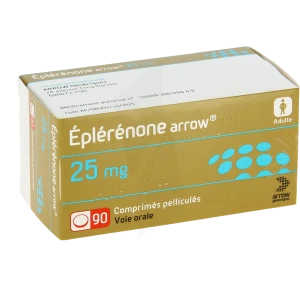 Eplerenone Arrow 25 Mg, Comprimé Pelliculé