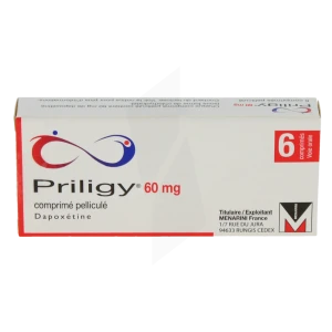 Priligy 60 Mg, Comprimé Pelliculé