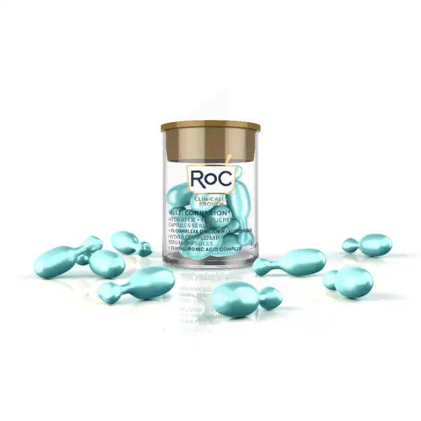 Roc Hydrater + Repulper Sérum 10 Capsules