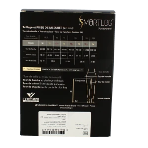 Smartleg® Transparent Classe Ii Collant Délicate Taille 2+ Normal Pied Ouvert