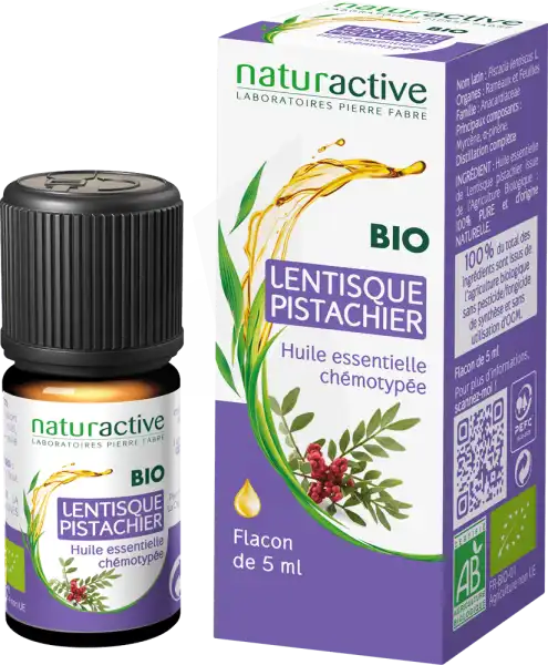 Naturactive Lentisque Pistachier Huile Essentielle Bio (5ml)