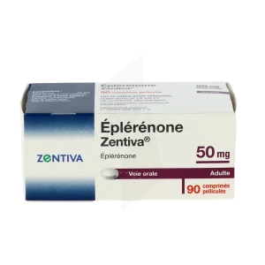 Eplerenone Zentiva 50 Mg, Comprimé Pelliculé