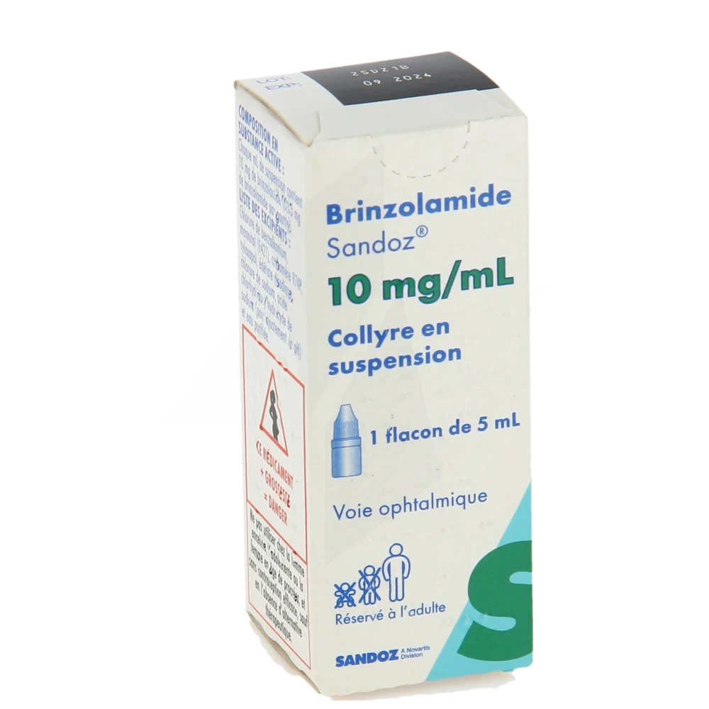 Brinzolamide Sandoz 10 Mg/ml, Collyre En Suspension