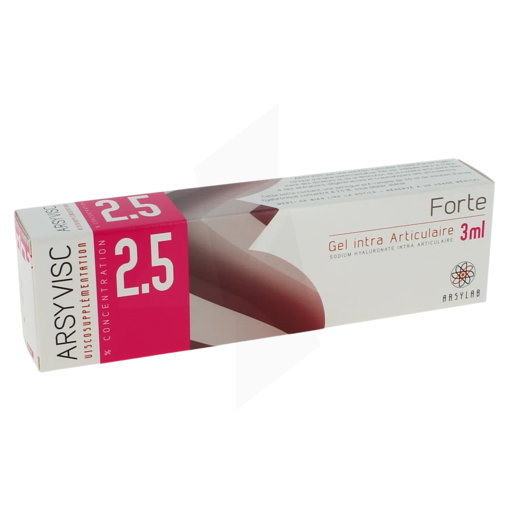 Arsyvisc S Inj Forte 2,5 % 1ser/3ml