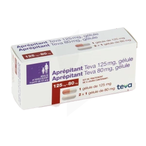 Aprepitant Teva 125 Mg, Gélule Et Aprepitant Teva 80 Mg, Gélule