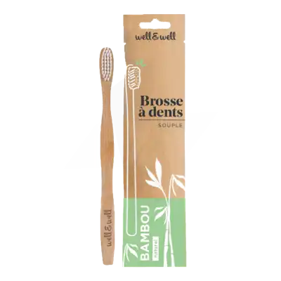 Well&well Brosse à Dents Bambou Souple à Paris