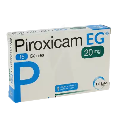 Piroxicam Eg 20 Mg, Gélule à Casteljaloux