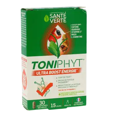 Santé Verte Toniphyt Ultra Boost Energie Comprimés Boîte De 30 à Hayange