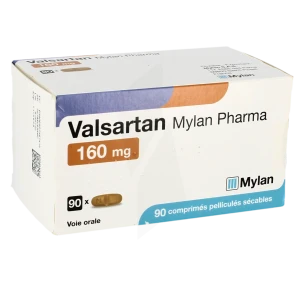 Valsartan Viatris 160 Mg, Comprimé Pelliculé Sécable