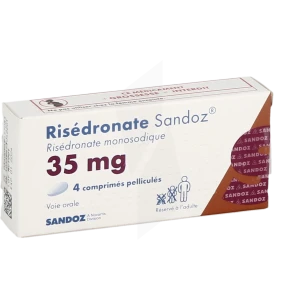 Risedronate Sandoz 35 Mg, Comprimé Pelliculé