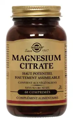 Magnésium Citrate 200mg B/60 à LORMONT