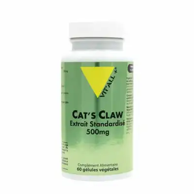 Vitall+ Cat’s Claw 500mg Gélules Végétales B/60 à FONTENAY-TRESIGNY
