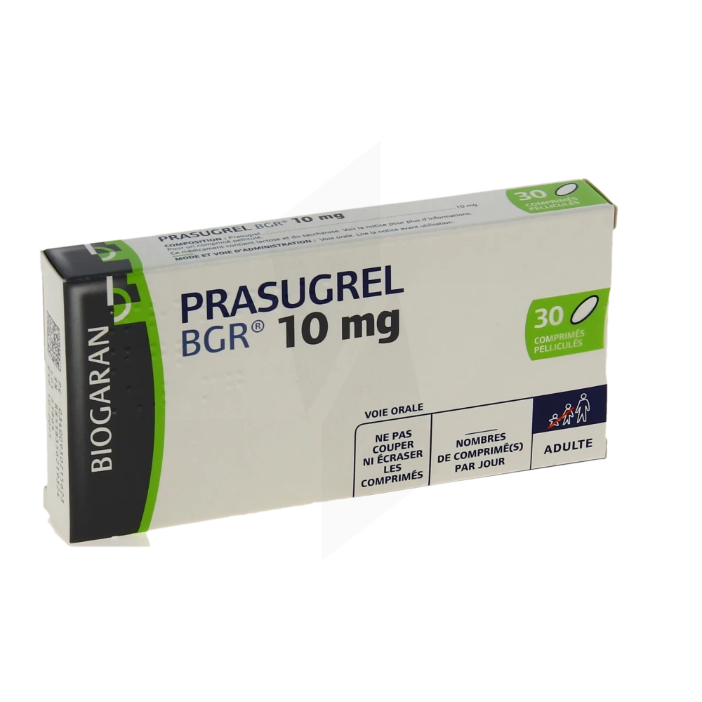 Prasugrel Bgr 10 Mg, Comprimé Pelliculé