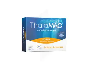 Thalamag Forme Physique & Mentale Magnésium Marin Fer Vitamine B9 Gélules B/30 à Mérignac