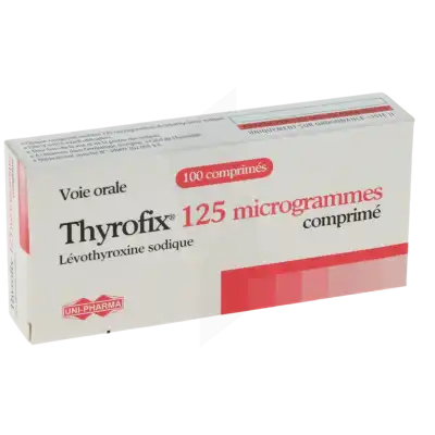 Thyrofix 125 Microgrammes, Comprimé à MERINCHAL