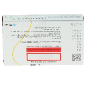 Climaston 0,5 Mg/2,5 Mg, Comprimé Pelliculé