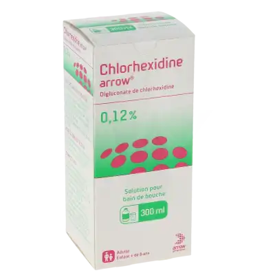 Chlorhexidine Arrow 0,12 %, Solution Pour Bain De Bouche à Abbeville