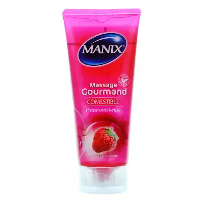 Manix Gel Comestible De Massage Fraise 200ml à QUINCY-SOUS-SÉNART