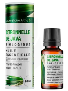 Laboratoire Altho Huile Essentielle Citronnelle Bio 10ml à MANCIET