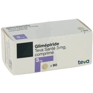 Glimepiride Teva Sante 3 Mg, Comprimé