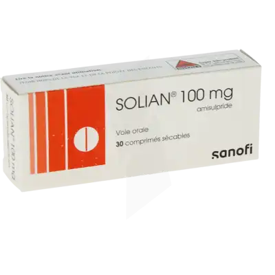 Solian 100 Mg, Comprimé Sécable à CHASSE SUR RHÔNE