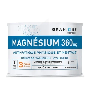Granions Citrate De Magnesium 360 Mg Pdr Pot/210g