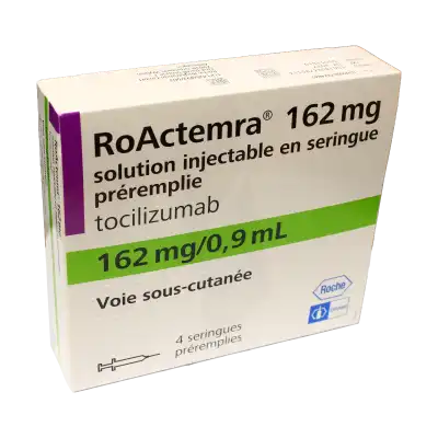 ROACTEMRA 162 mg, solution injectable en seringue préremplie
