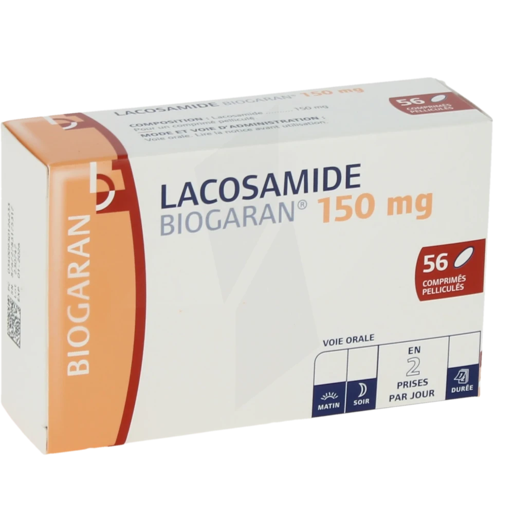 Lacosamide Biogaran 150 Mg, Comprimé Pelliculé