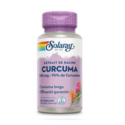 Solaray Curcuma 300mg Capsules Végétales B/60 à ANGLET