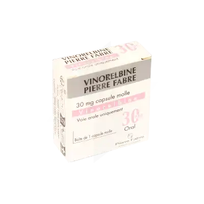VINORELBINE PIERRE FABRE 30 mg, capsule molle