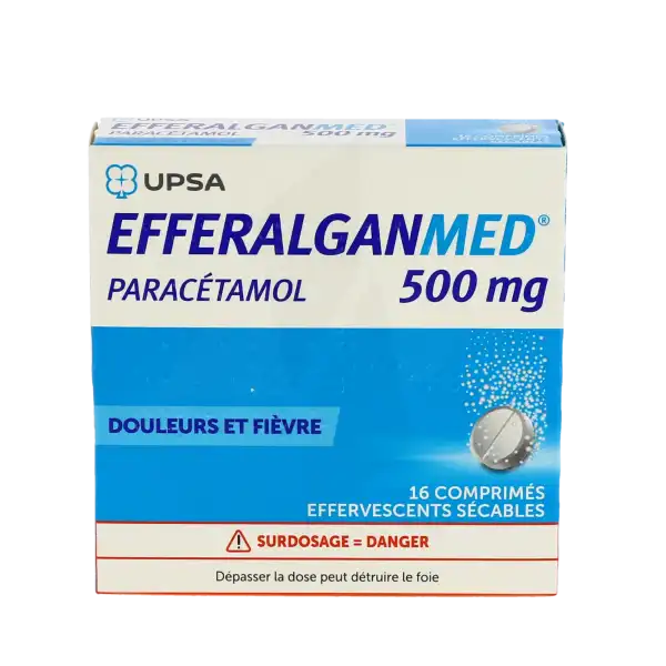 Efferalganmed 500 Mg, Comprimé Effervescent Sécable